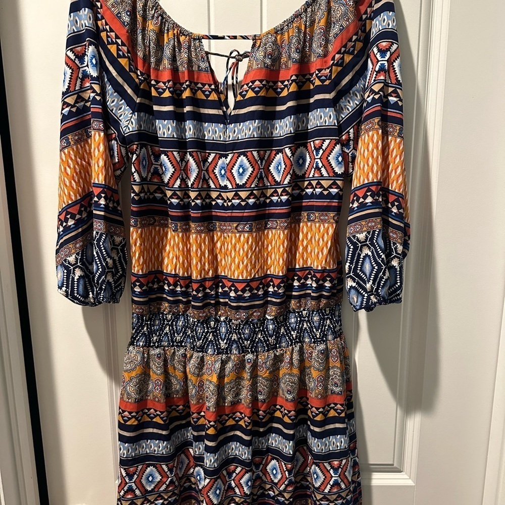 Betsey Johnson Multicolor Patterned Mini Dress - Picture 10 of 16